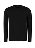 Ronde Hals Ribbed Black FW26