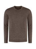 Ronde Hals Extrafine Merino New Camel
