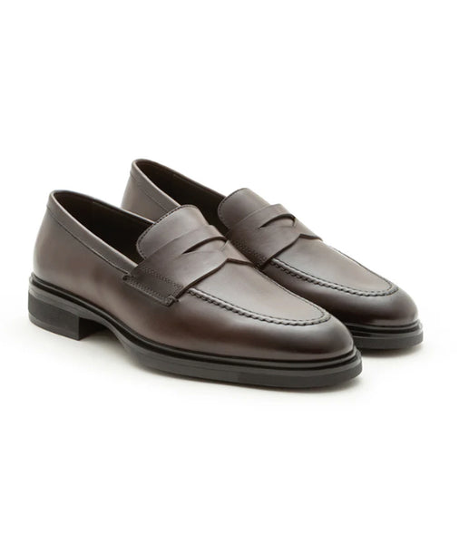Loafer Pelle Marrone Leather