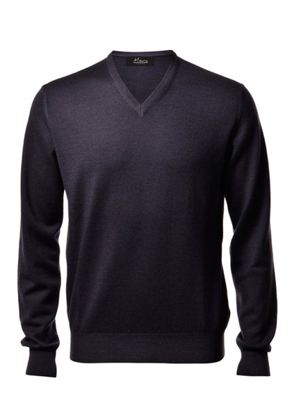 V-Hals Vintage Charcoal FW24